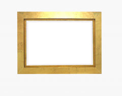 34 x 46 x 2.25 Gold Rectangular  Cosmetic Mirror