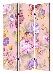 1 x 48 x 72 Multi Color Floral Pattern  Screen