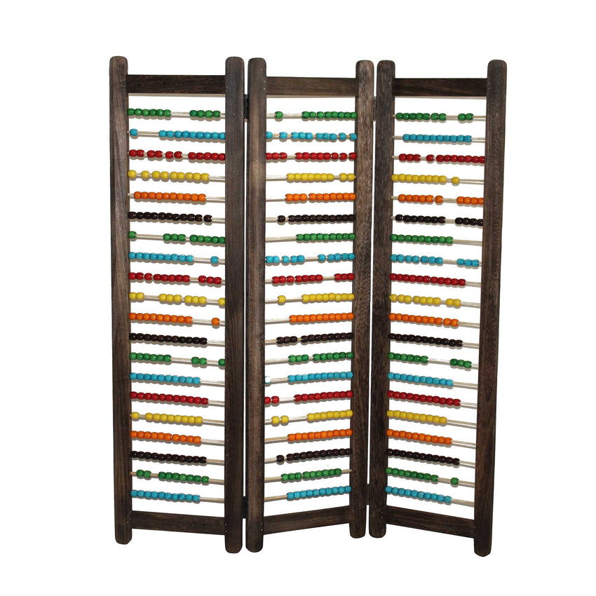 1 x 35 x 43 Multi Color Wood  Screen