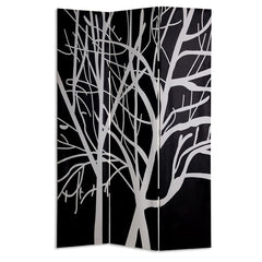 1" x 48" x 72" Multi Color Wood Canvas Tranquillity  Screen