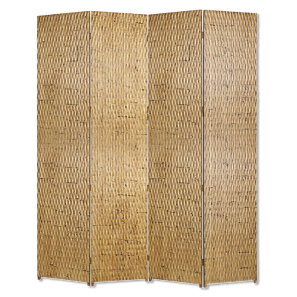 1" x 84" x 84" Gold Wood  Screen