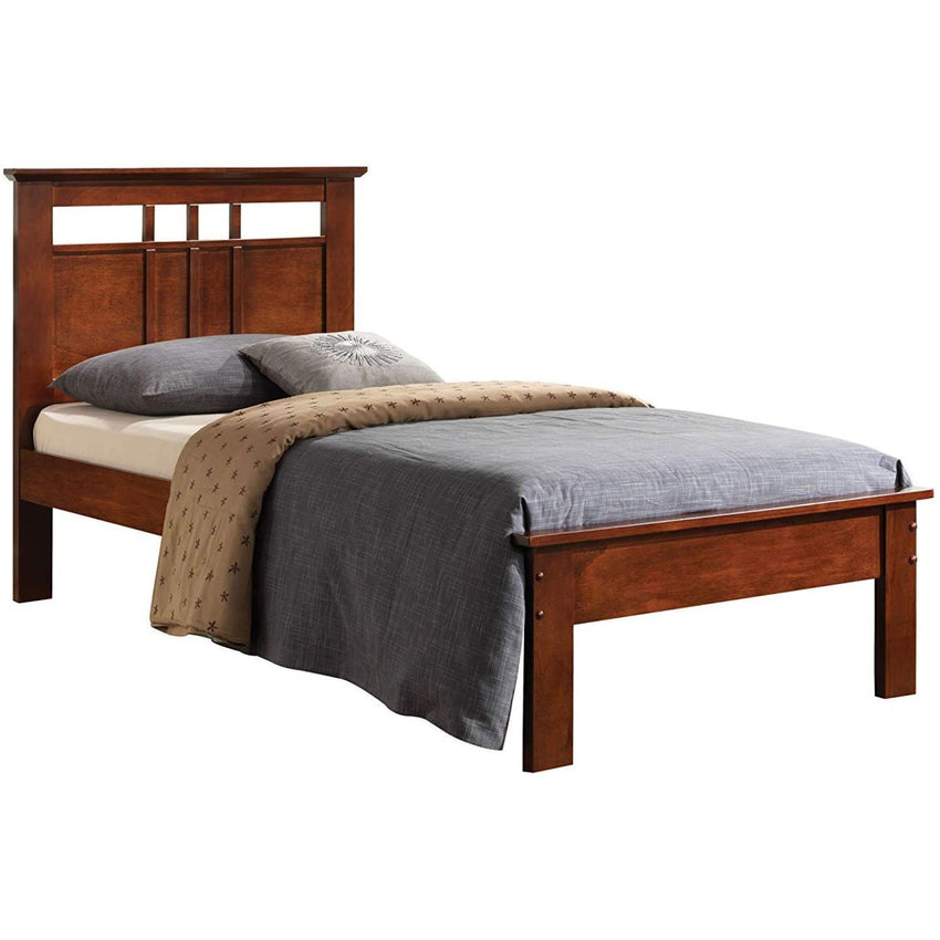 79" X 47" X 41" Twin Cappuccino Bed