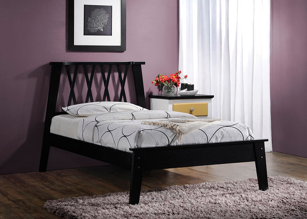 Twin Bed, Black