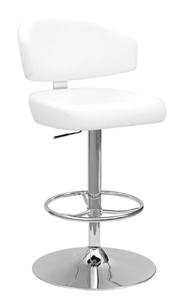 21' X 22' X 38' White And Chrome Swivel Adjustable Stool