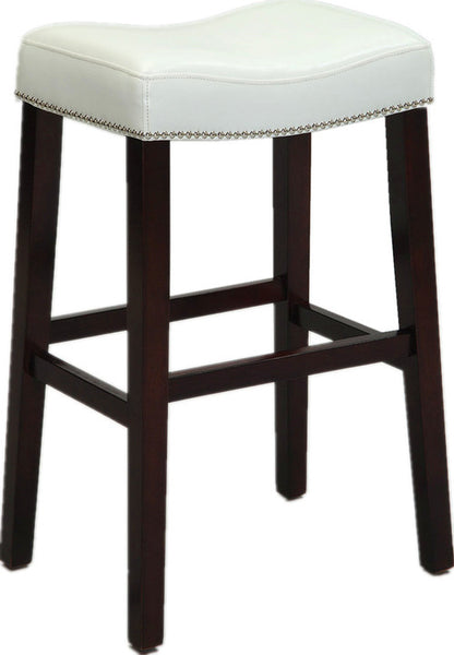 20' X 15' X 30' 2pc White And Espresso Bar Stool