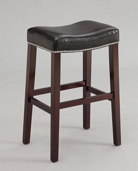 20' X 15' X 30' 2pc Black And Espresso Bar Stool