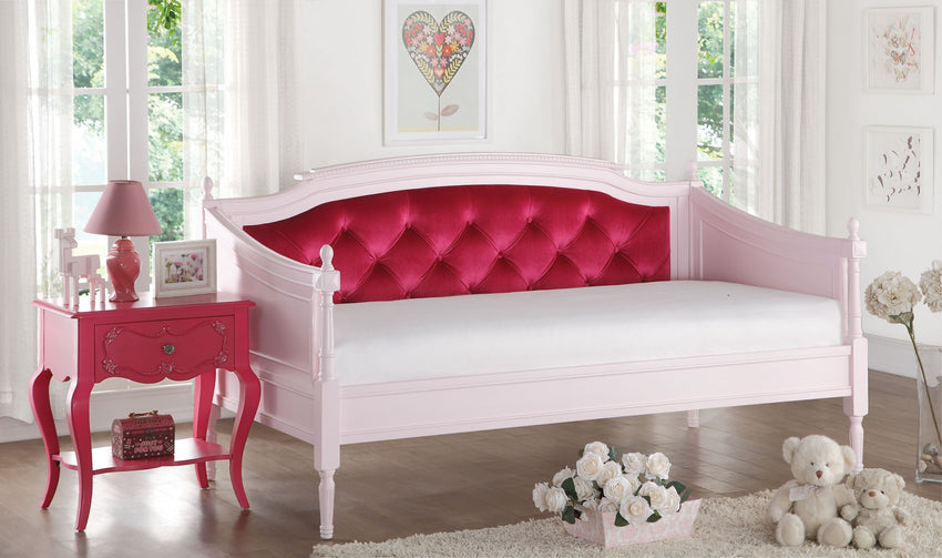 81' X 43' X 43' Magenta Velvet  Pink Daybed