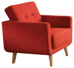 33' X 31' X 35' Red Linen Chair