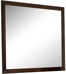 Espresso Wooden Rectangular Vanity Mirror