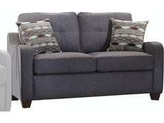 50' X 31' X 35' Gray Linen Loveseat