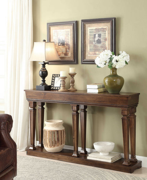 60' X 12' X 35' Oak Console Table