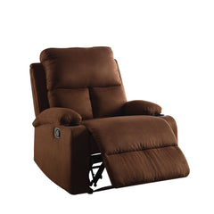 32' X 37' X 39' Chocolate Microfiber Wood Frame Recliner