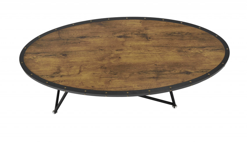 46' X 23' X 15' Weathered Dark Oak Coffee Table