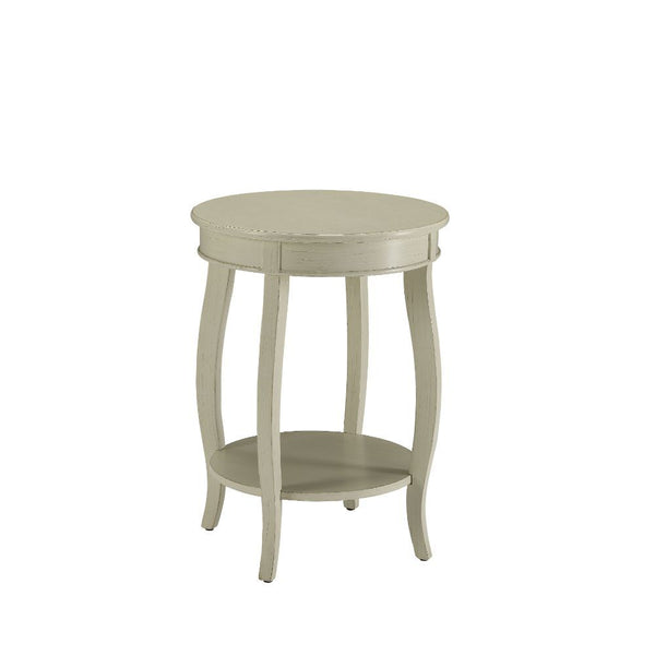 Antique White Wooden Side Table