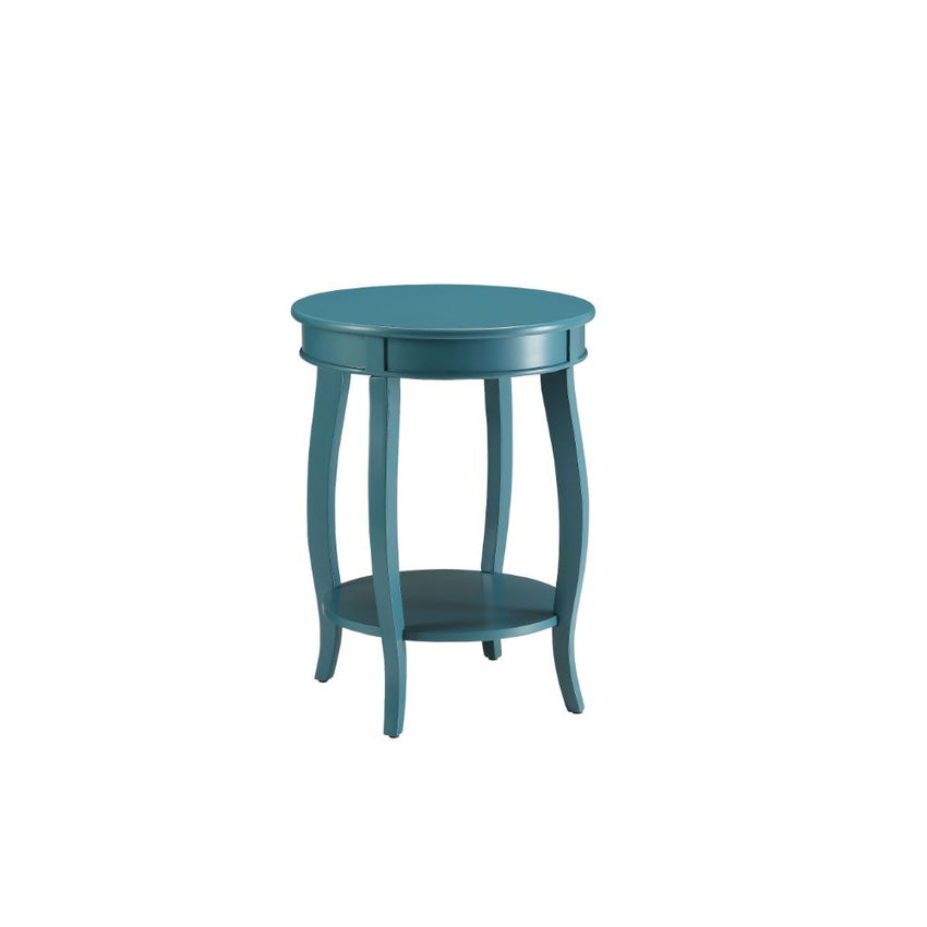 Pop of Color Teal Side or End Table