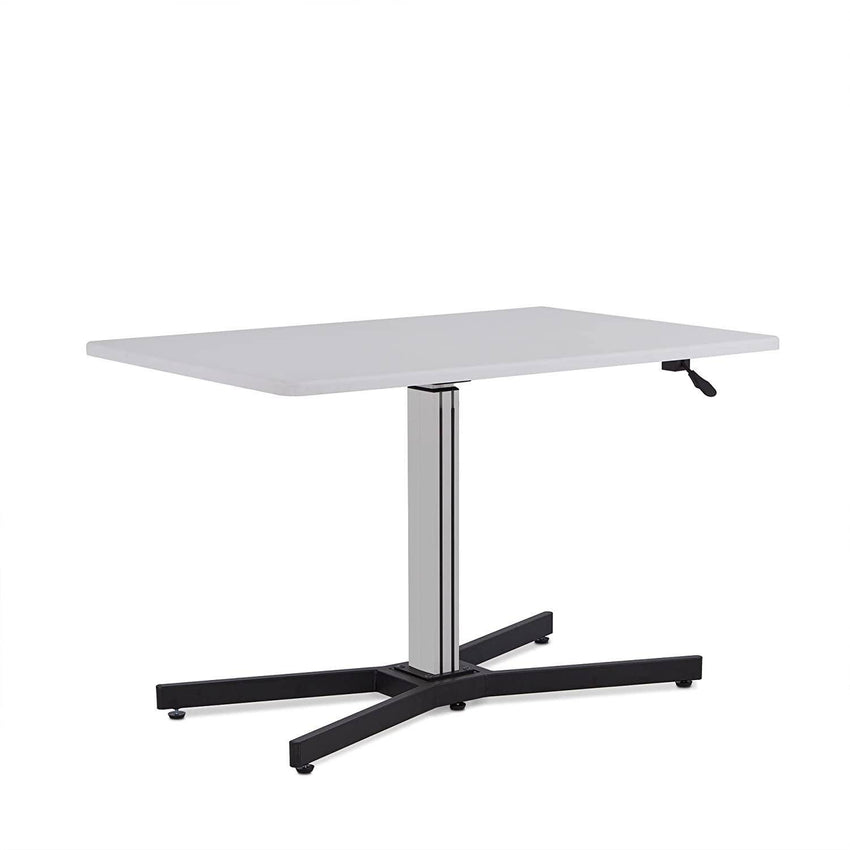 Height Adjustable White Desk