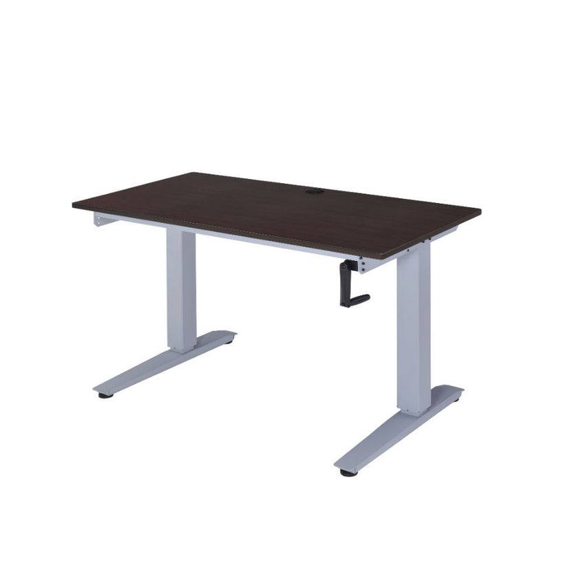 47.24' X 24' X 29-48' Espresso Paper Veneer Lift Desk