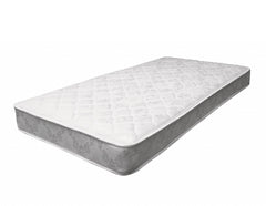 75' X 54' X 6' Full White And Gray Fabric Mattress