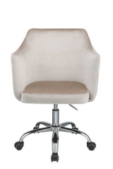 25' X 23' X 37' Champagne Velvet Office Chair