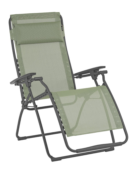 Zero Gravity Recliner - Basalt Steel Frame - Moss Fabric