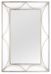 24" x 0.05" x 36" Silver Simple And Elegant Wall Mirror