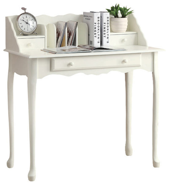 18.25" x 36" x 38" Antique White - Desk