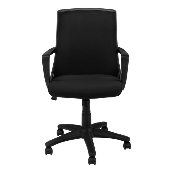 24" x 22.5" x 78" Black Foam Mdf Metal  Multi Position Office Chair