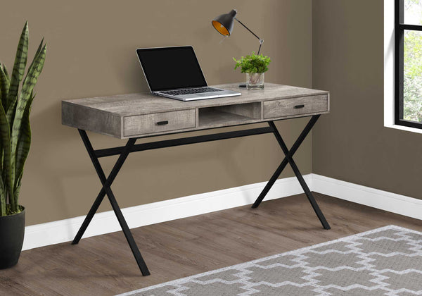 47" Rustic Taupe Computer Desk