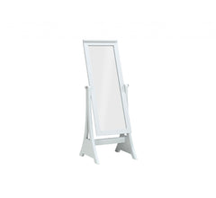 Eiffel Gray Wood Rectangle Standing Mirror