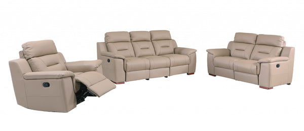 200" X 123" X 123" Beige Sofa Set