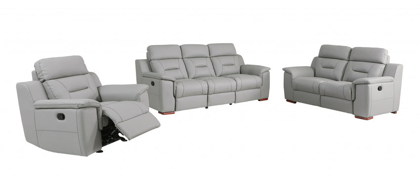 200" X 123" X 123" Gray Sofa Set