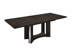 98" X 43" X 30" Gray  Dining Table