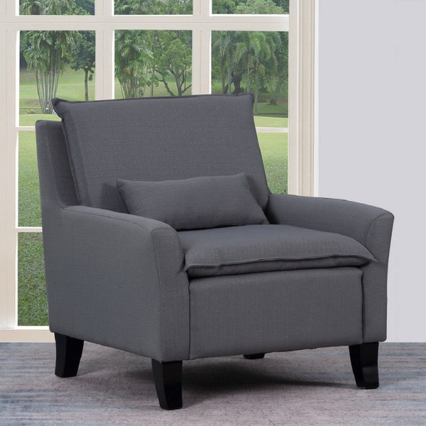 32" X 32" X 28 Gray Accent Chair