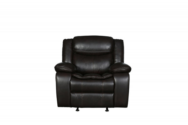 42" Brown  Reclining Chair