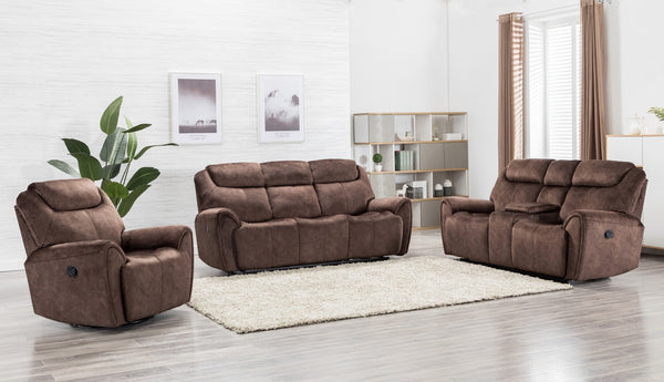 195" X 120" X 120" Brown  Sofa Set