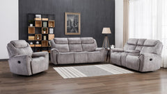 195" X 120" X 120" Gray  Sofa Set