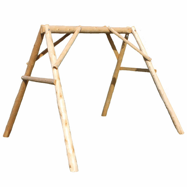 70" X 70" X 65"  Natural Wood A-Frame