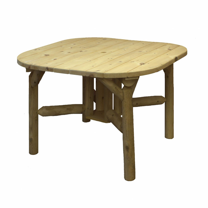 47' X 47' X 30'  Natural Wood Roundabout Table