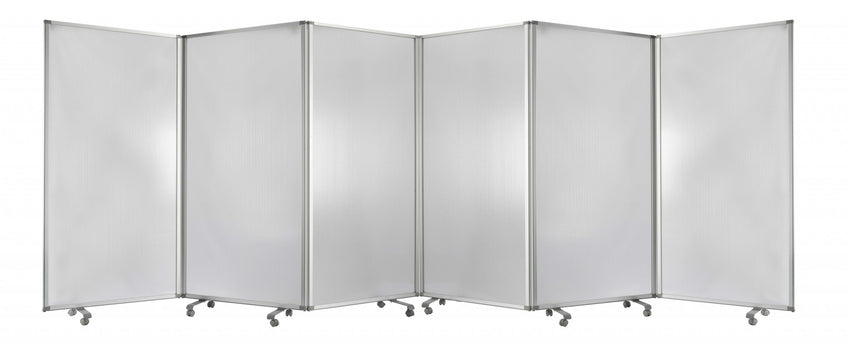 212 x 1 x 71 Clear Metal 6 Panel Resilient Screen