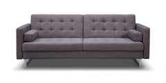 80 X 45 X 13 Gray Stainless Steel Sofa Bed