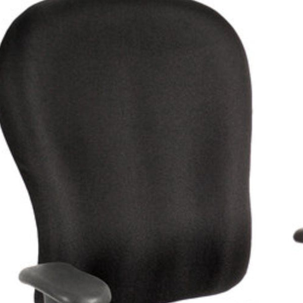 29" x 26" x 40.5" Black Fabric Chair