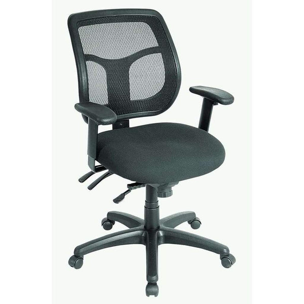 26" x 20" x 36" Black Mesh   Fabric Chair