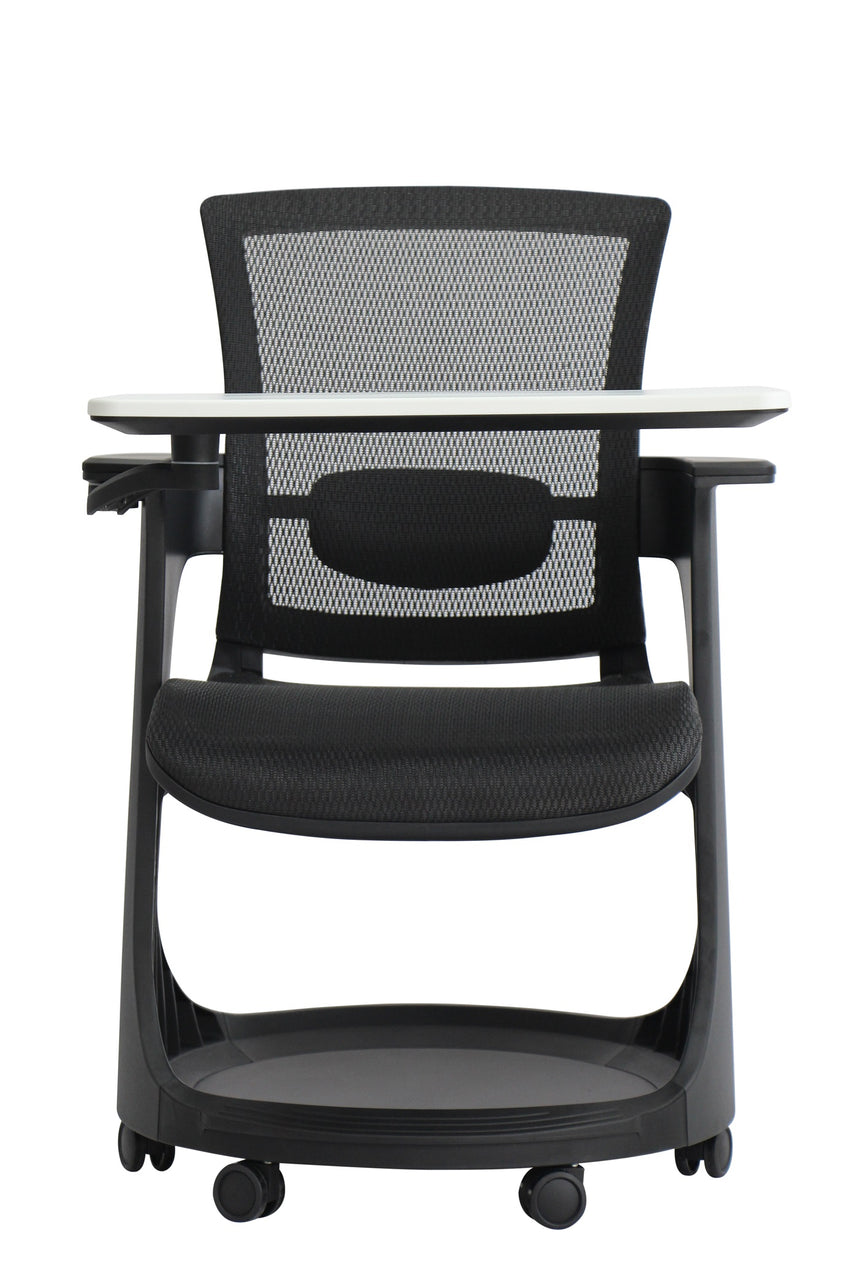 25" x 25.4" x 36.8" Black Mesh Seat and Back Chair