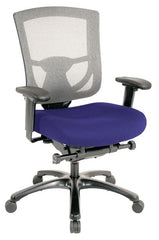 27.2" x 25.6" x 39.8" Cobalt Mesh/Fabric Chair