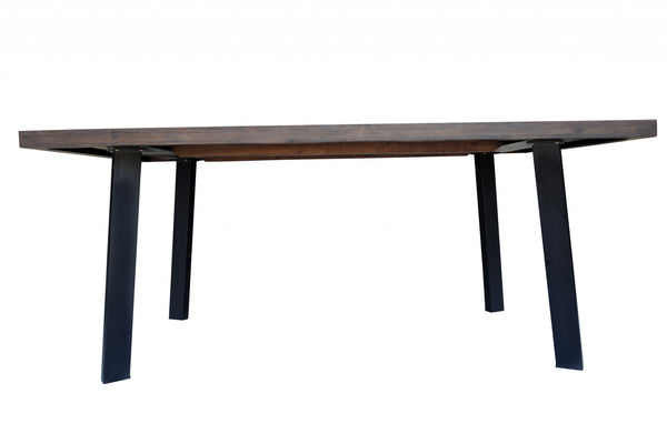 Brown Acacia Dining Table