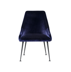 Contempo Cobalt Blue Microfiber Dining or Side Chair