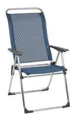 Premium Blue Aluminum Folding Armchair