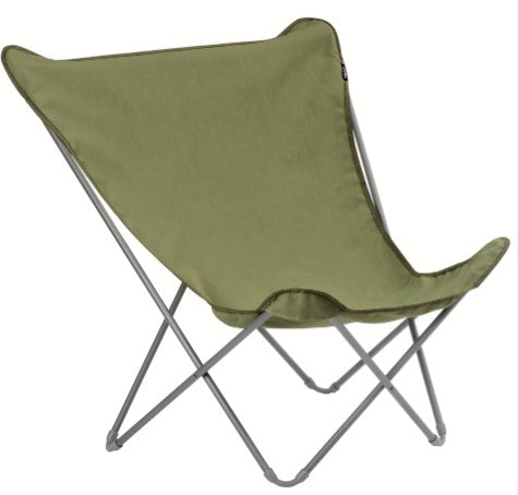 Modern Indoor Outdoor Fern Green XL Folding Lounge Chair