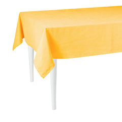 120" Merry Christmas Rectangle Tablecloth in  Yellow