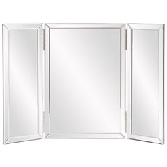 Three Part Hinged Vanity Tabletop Mirror